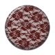 Cabochon Résine - fond de dentelle
