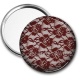 Miroir de poche - fond de dentelle