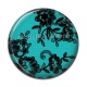 Cabochon Résine - fond de dentelle