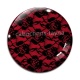 Cabochon Verre - fond de dentelle