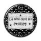 Cabochon Résine - la tête dans les étoiles