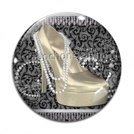 Cabochon Verre - chaussure