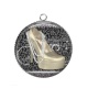 Pendentif Cabochon Argent - chaussure