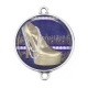 Connecteur Cabochon Argent - chaussure