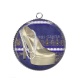 Pendentif Cabochon Argent - chaussure