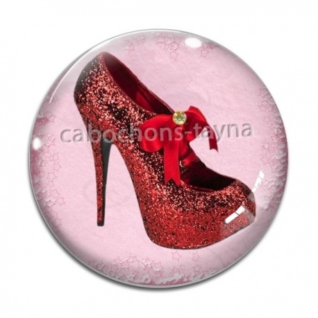 Cabochon Verre - chaussure