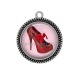 Pendentif Cabochon Argent - chaussure