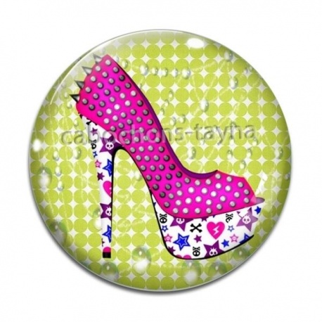 Cabochon Verre - chaussure