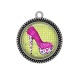 Pendentif Cabochon Argent - chaussure