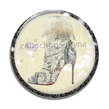 Cabochon Verre - chaussure