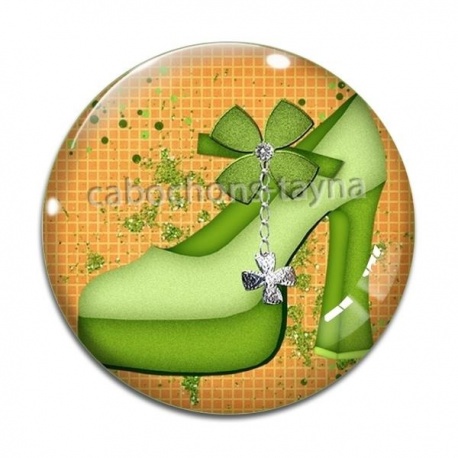 Cabochon Verre - chaussure
