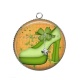 Pendentif Cabochon Argent - chaussure