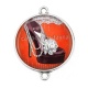 Connecteur Cabochon Argent - chaussure