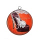 Pendentif Cabochon Argent - chaussure
