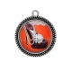 Pendentif Cabochon Argent - chaussure