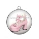 Pendentif Cabochon Argent - chaussure