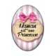 Cabochon Résine Ovale - maman est une princesse