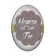 Cabochon Résine Ovale - maman est une fée