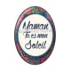 Cabochon Résine Ovale - maman est mon soleil