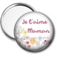 Miroir de poche - je t'aime maman