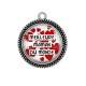 Pendentif Cabochon Argent - meilleure maman