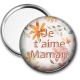 Miroir de poche - je t'aime maman
