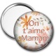 Miroir de poche - on t'aime maman