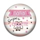 Cabochon Résine - maman super chouette