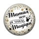 Cabochon Résine - maman avec un sourire magique