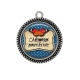 Pendentif Cabochon Argent - maman pour la vie