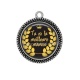 Pendentif Cabochon Argent - tu es la meilleure maman