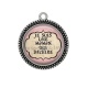Pendentif Cabochon Argent - je suis une maman qui déchire