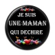 Cabochon Résine - une maman qui déchire