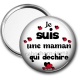 Miroir de poche - une maman qui déchire