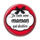 Cabochon Résine - je suis une maman qui déchire