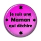 Cabochon Résine - je suis une maman qui déchire
