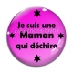 Cabochon Verre - je suis une maman qui déchire