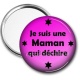 Miroir de poche - je suis une maman qui déchire