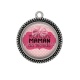 Pendentif Cabochon Argent - meilleure maman du monde