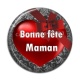 Cabochon Résine - bonne fête maman
