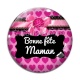 Cabochon Verre - bonne fête maman