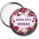 Miroir de poche - bonne fête maman