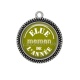 Pendentif Cabochon Argent - elue maman de l'année