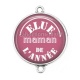 Connecteur Cabochon Argent - elue maman de l'année
