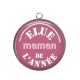 Pendentif Cabochon Argent - elue maman de l'année