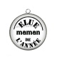 Pendentif Cabochon Argent - elue maman de l'année