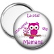 Miroir de poche - la plus chouette des mamans