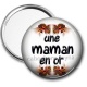 Miroir de poche - une maman en or