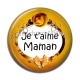 Cabochon Résine - je t'aime maman