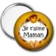 Miroir de poche - je t'aime maman